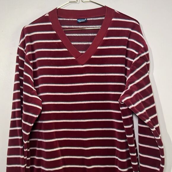 Vintage men’s velour sweatshirt size large - Picture 2 of 8